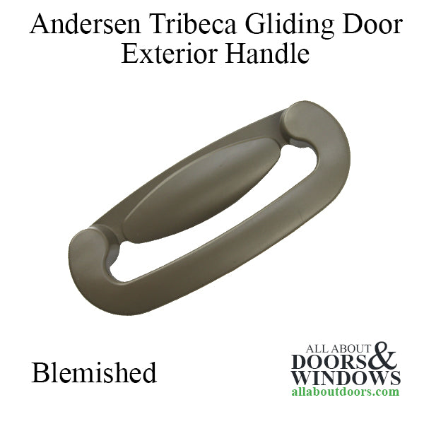 Blemished - Andersen Perma-Shield Gliding Door - Handle - Tribeca - Ext