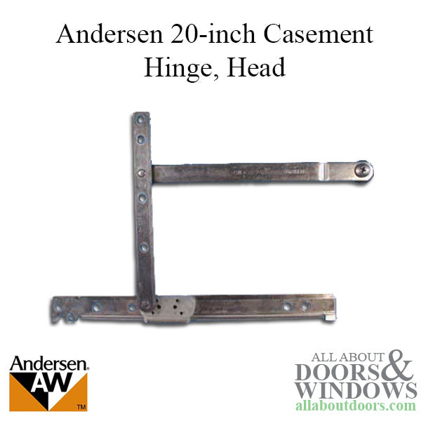 Unavailable - Hinge, Head, Left Andersen Casement, 20 Inch