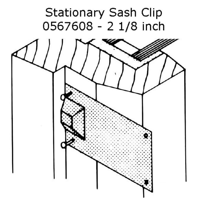 Andersen Primed Casement Windows, Sash Clips - Stationary -