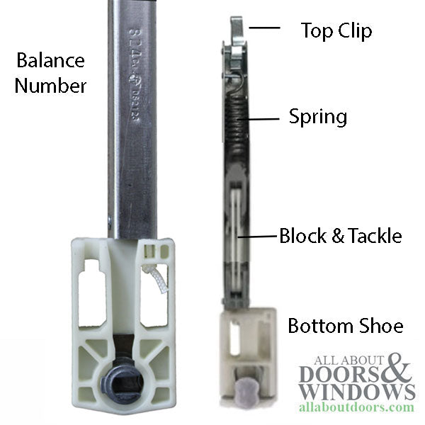Sash Balance #824 for Andersen Tilt-Wash Windows