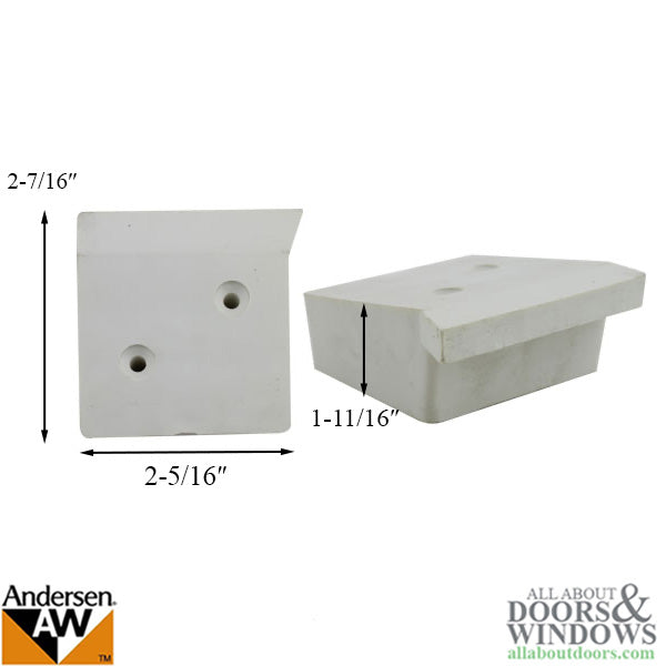 Door Bumper, Head Andersen 3 Panel