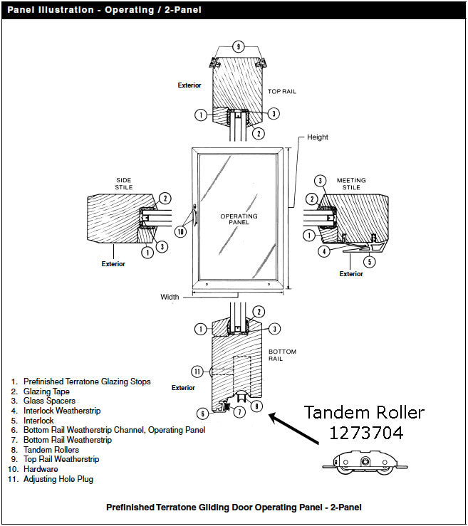 Andersen Window - Prefinished Terratone Doors - Old Style St
