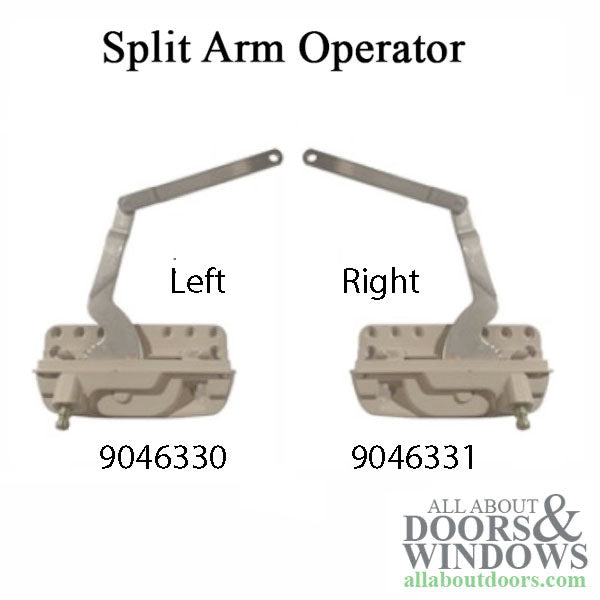 Andersen 100 Series Casement Split arm Operator, Left Hand