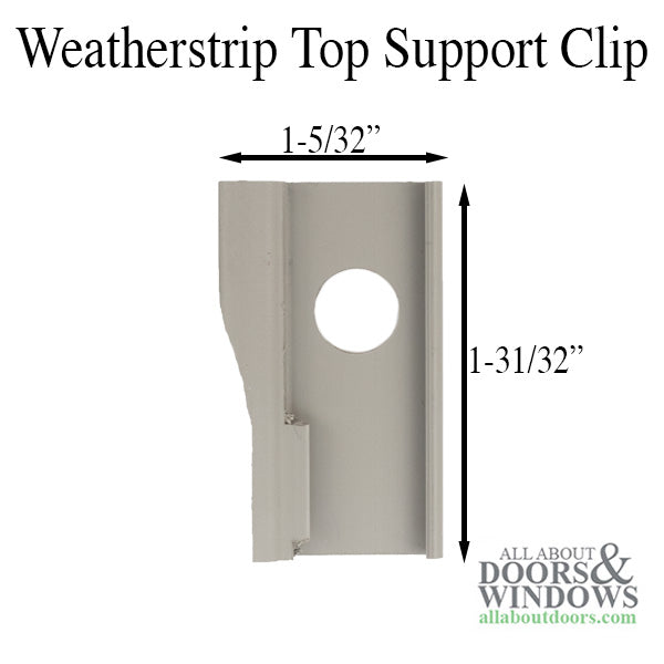 Andersen - Weatherstrip Support Clip - Top