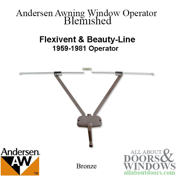 Andersen Awning Window Operator, Flexivent, Beauty-Line 12-3 - Blemished