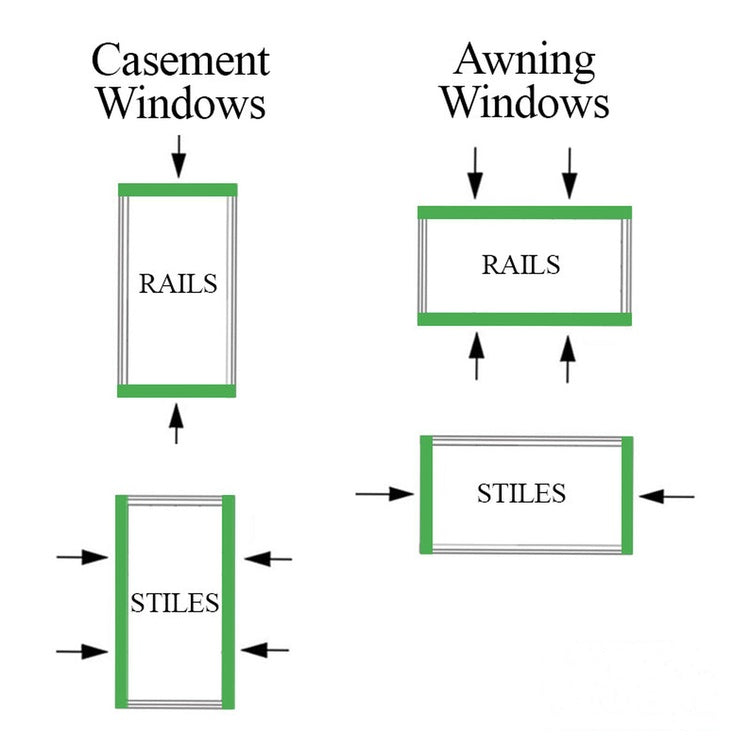 Andersen, Perma-Shield Awning / Casement Glazing Bead, 3/8", C5, 56-1/16" Length, Terratone