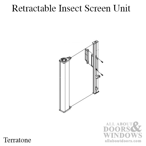 Andersen Frenchwood Gliding Doors - Retainer w/Screws - Retr
