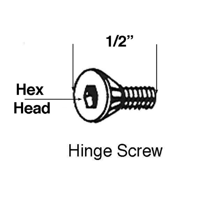 Andersen Hinge Screw, Fixing set for Adjustable Hinge - Sati