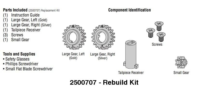 Tail Piece for Andersen Gliding Door Tribeca Lock