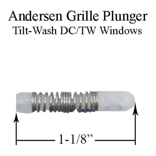 Andersen Tilt-Wash Window Grille Fastener/Plunger, 1-1/8 inch