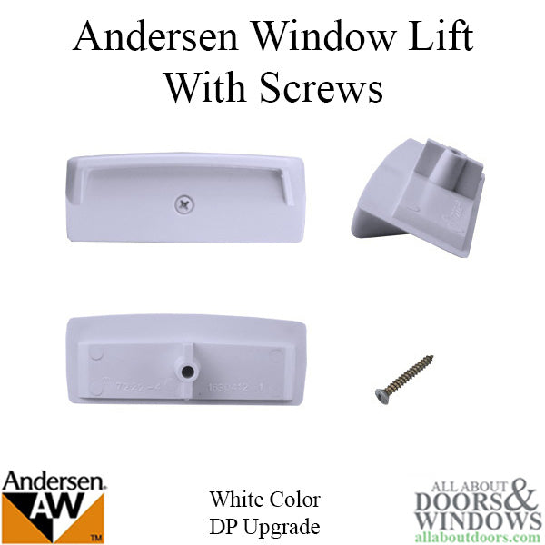 Andersen Perma-Shield Narroline Windows - Lift with Screws - DP Upgrade, White