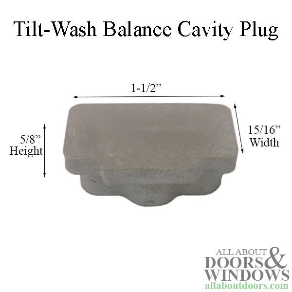 Andersen Tilt-Wash Balance Cavity Foam Plug