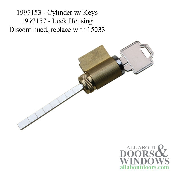 Andersen Keyed Cylinder w/ Keys