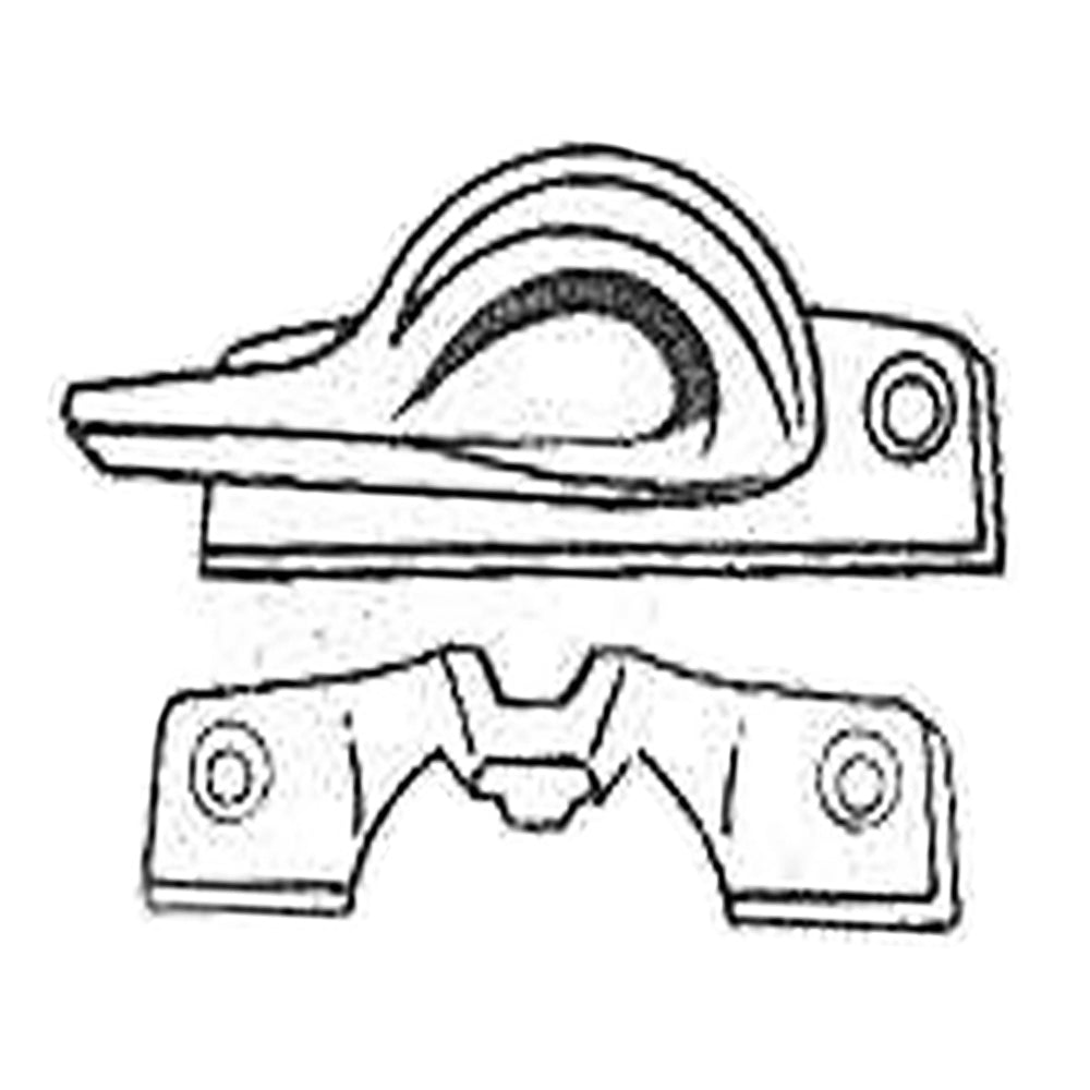 Andersen Window Parts: Sash Lock with Keeper - White