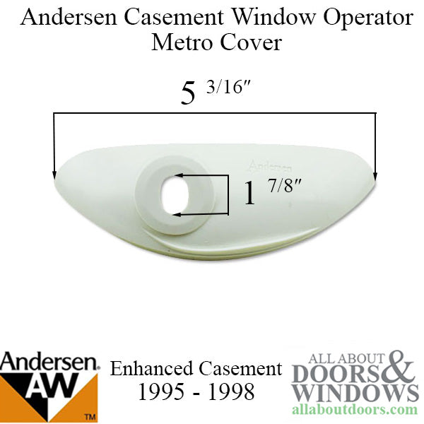 Andersen Enhanced Casement Window - Operator Cover - Metro S