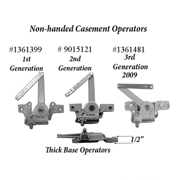 Andersen Window - E-Z Casement - Split Arm Operator, (1999-p