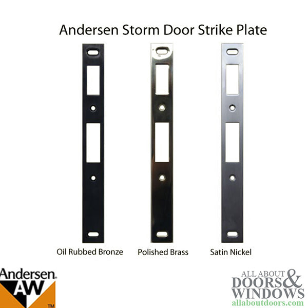 Andersen / EMCO Storm Door Strike Plate - Discontinued