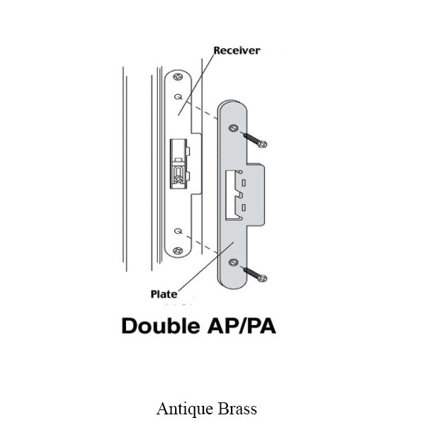 Andersen Latch & Deadbolt Strike Plate Cover, AP/PA - AB