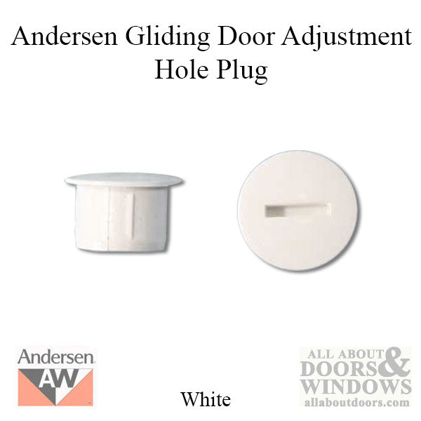 Hole Plug, Andersen Frenchwood Gliding Doors Adjustment Hole