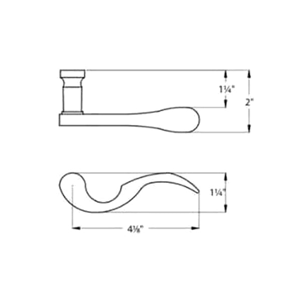 Ashley Norton - Chester (2000) DUMMY Lever - Satin Nickel