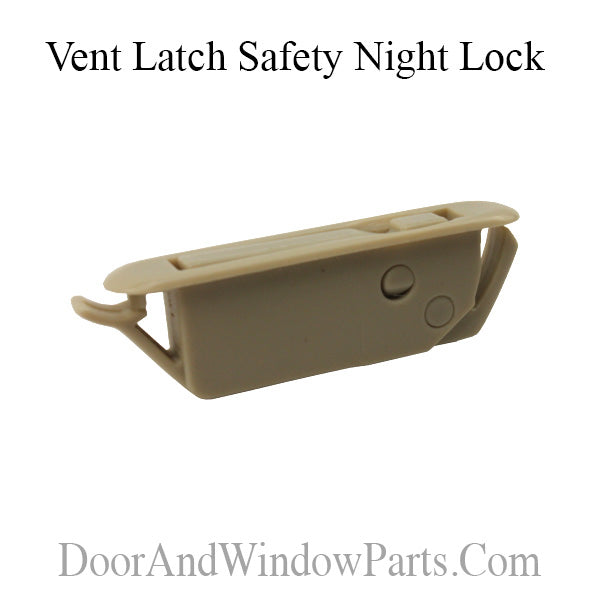 Vent Latch / Safety Night Lock, Vinyl Window