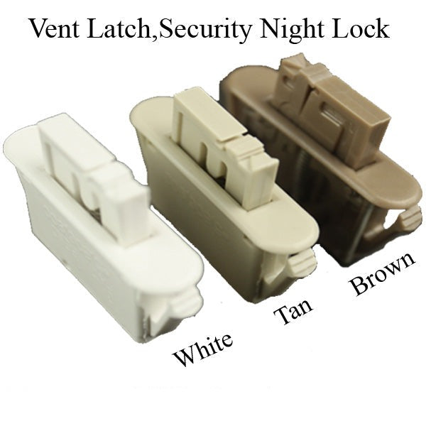 Plastic Security Night / Vent Latch - Choose Color