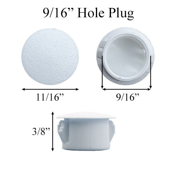 9/16" Dome Hole Plug