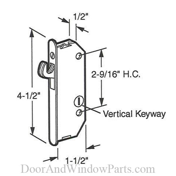 Mortise Lock (Unique Body - Vertical Keyway)