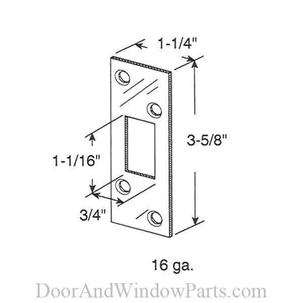 Security Deadbolt Strikes
