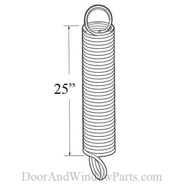 Extension Springs with Safety Cable