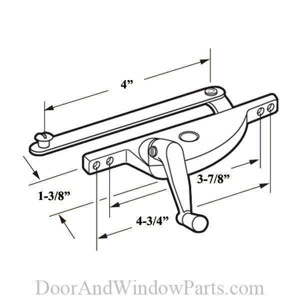 Jalousie Operator (Aluminum)