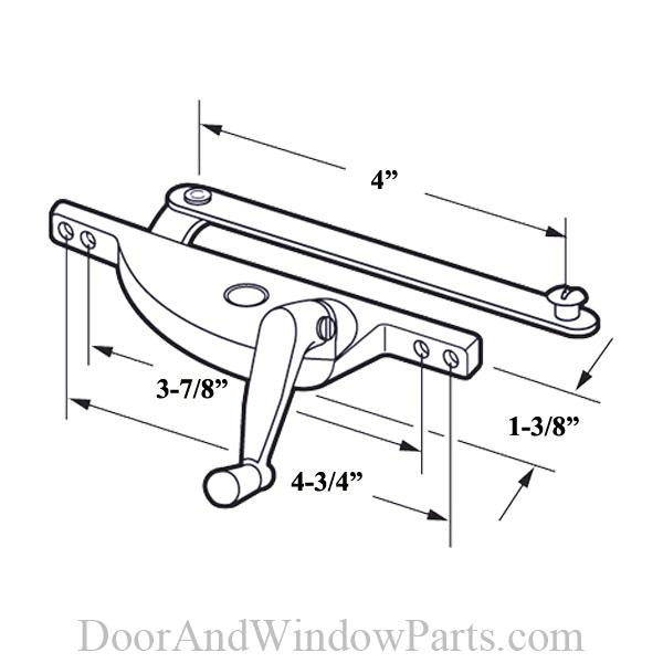 Jalousie Operator (Aluminum)