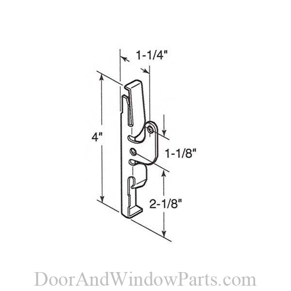 Louver or Jalousie Glass Clip