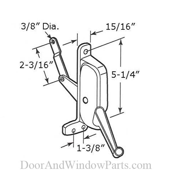 Stanley-C & E Awning Operator (Aluminum)