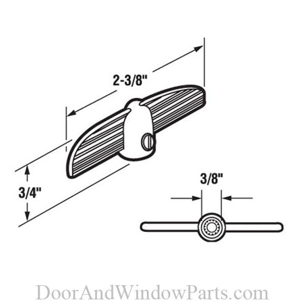 Casement Operator Tee Handle