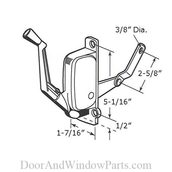 Anderson Awning Operator (Aluminum)