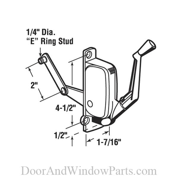 A.B.C. Awning Operator (Aluminum)