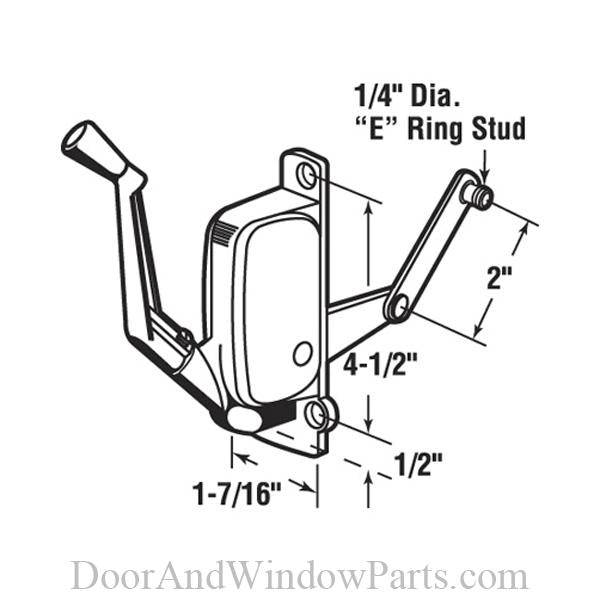 A.B.C. Awning Operator (Aluminum)