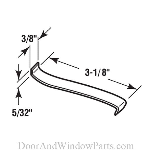 Jalousie Window Security Clip
