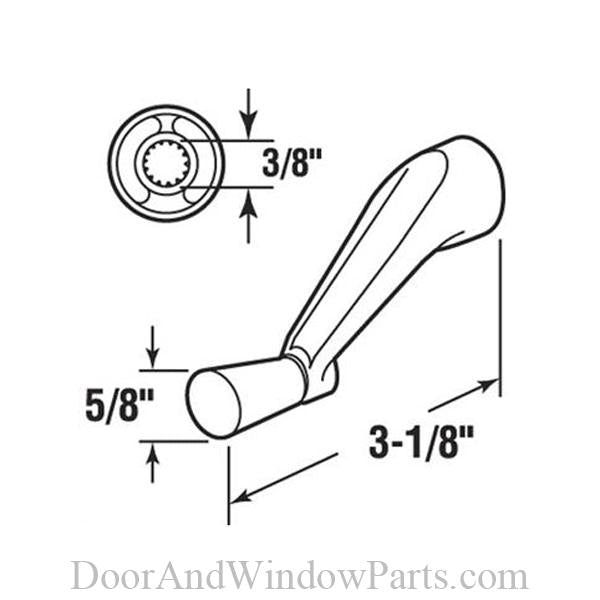 Casement Crank Handle