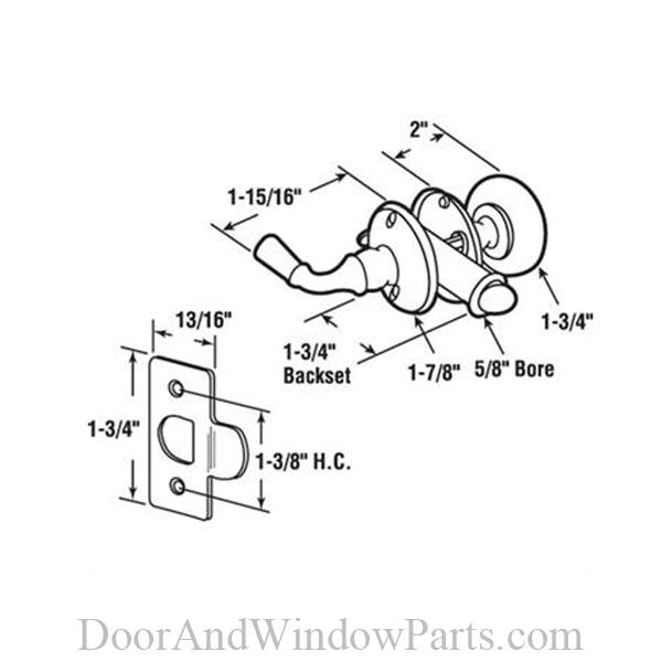Mortise Door Latch