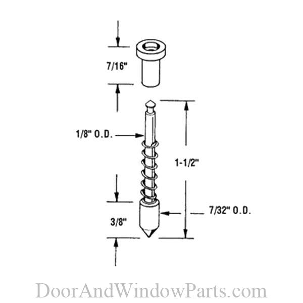 3/8" or 7/16" x 3/4" Plunger Latches