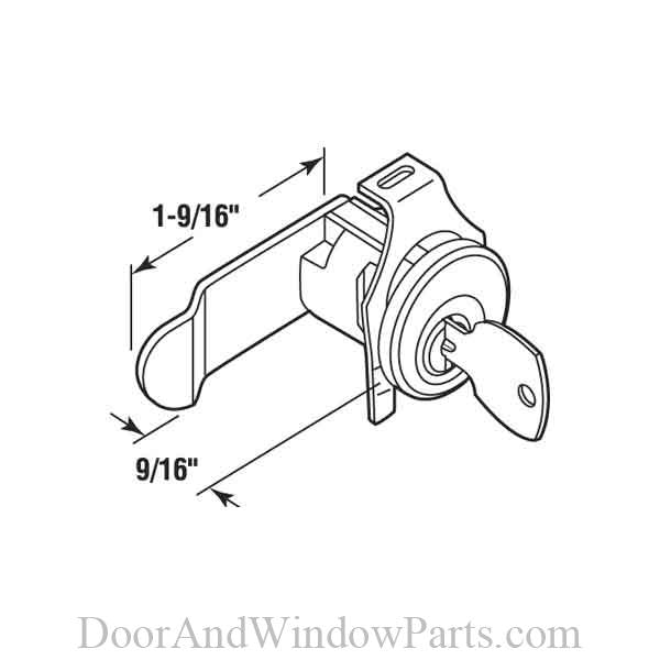 Pin Tumbler Lock (Nickel plated)
