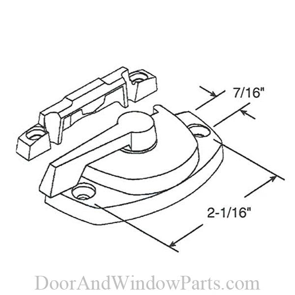 "Entrygard" Sash Lock