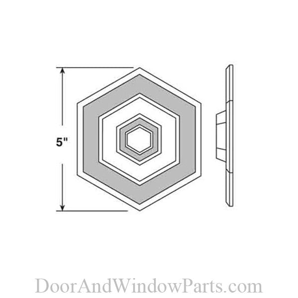 Wall Protector (5" hexagon)