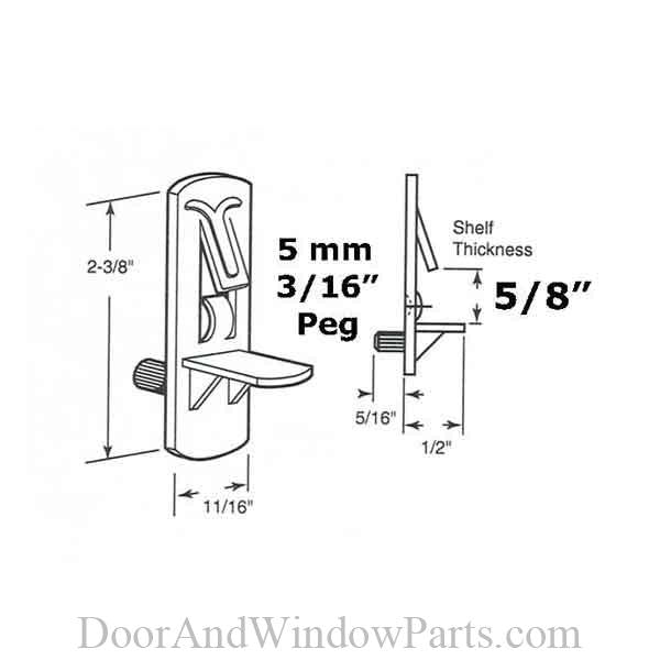 Shelf Support Pegs (Plastic)