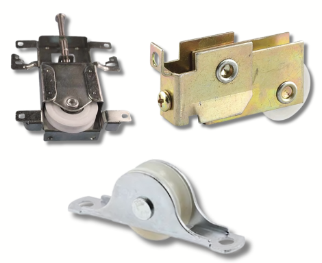 Bi-Pass Bottom Rollers with Concave Wheel Edge