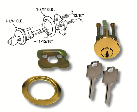 Commercial Door Cylinder Locks