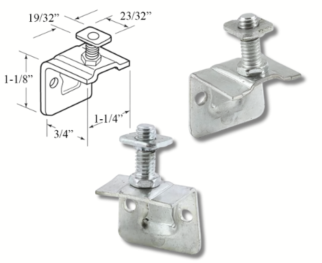 Pocket Door Roller Brackets