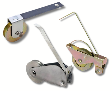 Sliding Screen Door Spring Tension Rollers - Steel Wheel